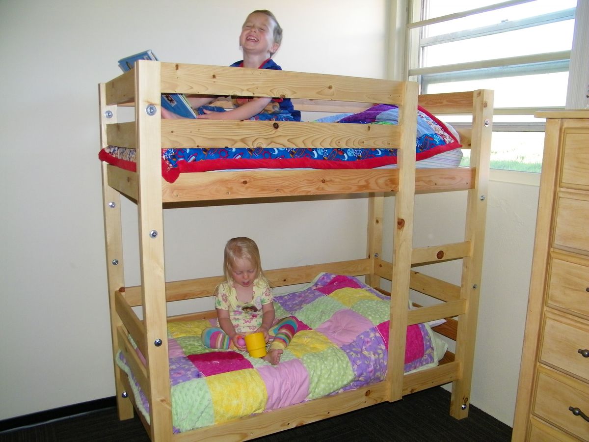 crib mattress bunk beds plans